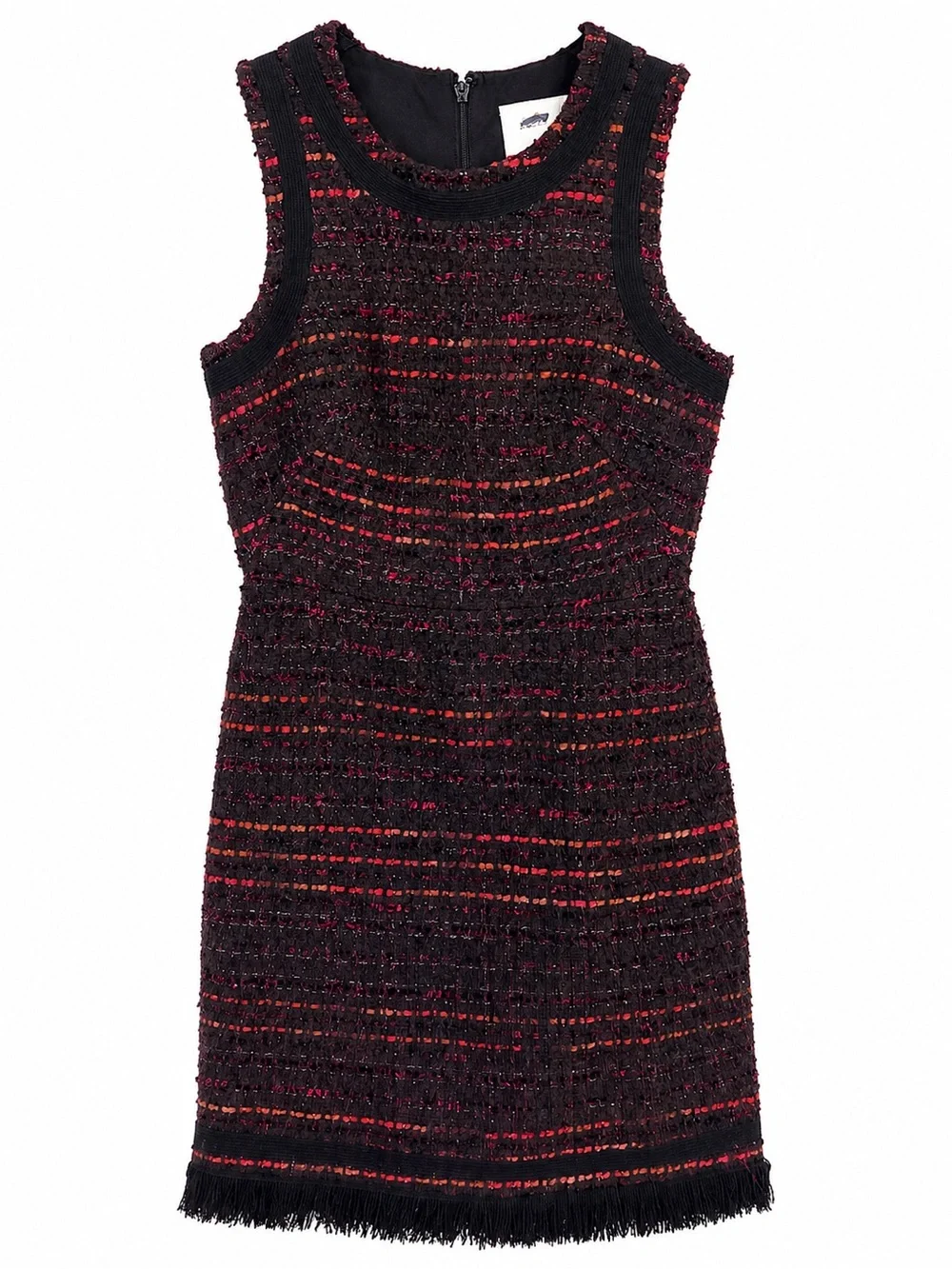 🌺 Kate Spade New York Tweed Fringe Sheath Dress